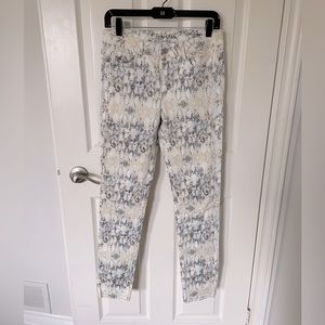 Tristan Snakeskin Pattern Pants/Jeans, Size 6